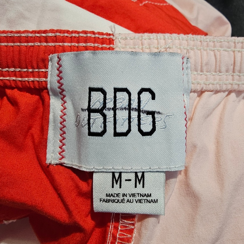 NWOT BDG Urban Outfitters Womens Red Multi Joey Colorblock Pants Medium‎ - Picture 3 of 4